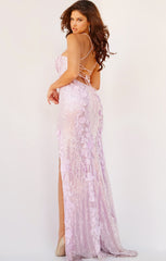 Jovani 06109 Spaghetti Strap Long Prom Gown
