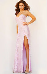 Jovani 06109 Spaghetti Strap Long Prom Gown