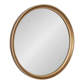Hatherleigh Round Wood Wall Mirror