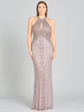 Lara Dresses 29600 Long Halter Evening Gown