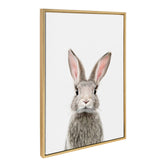 Sylvie Young Rabbit Framed Canvas by Amy Peterson Art Studio