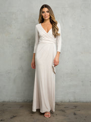 Eva Fashion 3472 Glitter Long Mother of the Bride Formal Dress