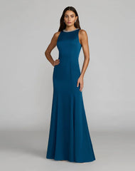 Long Formal Trumpet Evening Dress Trumpet Silhouette Mac Duggal 49093