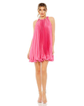 Short A Line Pleated Cocktail Party Dress A Line Pleated Short Cocktail Mac Duggal 49636