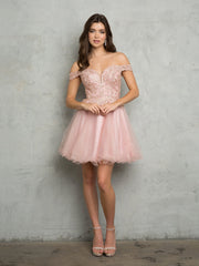 Eva Fashion 5265 Homecoming Short Glitter Cocktail Dress
