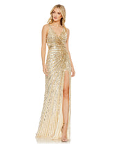 Long Sequin Formal Fitted Prom Dress Sequin Fitted Long Prom Mac Duggal 5685