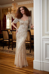 MGNY Madeline Gardner New York 72812 Long Formal Mother of the Bride Dress