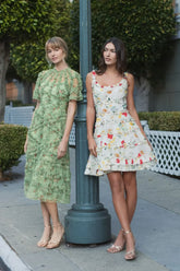 Short Sleeve Tea Length Dress Short Sleeves Mac Duggal 8010
