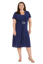 Plus Size Short Dress Short R&M Richards 9881W