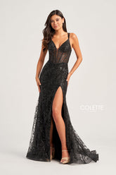 Colette CL5113 Prom Long Glitter Formal Sequin Dress