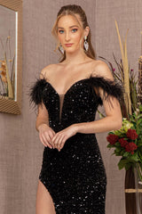 Prom Long Velvet Mermaid Dress