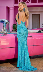 Portia and Scarlett PS24172 Long Glitter Formal Prom Dress