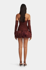 TAGLIONI DRESS CABERNET