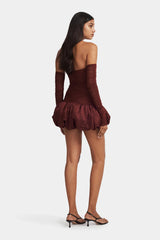 TAGLIONI DRESS CABERNET