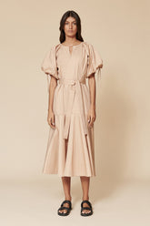 Hiti Dress in paled bark