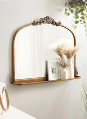 Arendahl Traditional Arch Mirror with Shelf