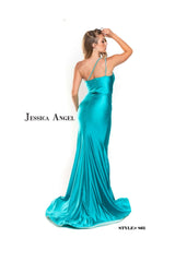 Jessica Angel One Shoulder Formal Long Dress 861