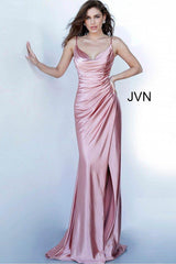 Jovani 03104 Long Formal Ruched Prom Gown