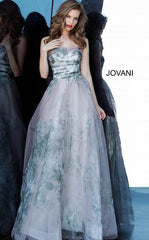 Jovani 4434 Long Formal Printed Dress