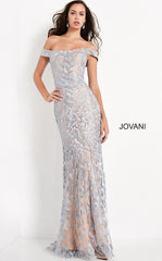Jovani 49634 Long Formal Off Shoulder Evening Dress