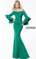 Long Formal Off Shoulder Evening Gown by Jovani 59993