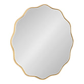 Viona Round Scalloped Mirror