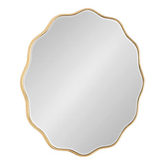 Viona Round Scalloped Mirror