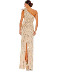 Long One-Shoulder Formal Dress by Mac Duggal 93739