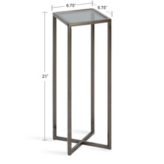 Jaspur Square Metal End Table