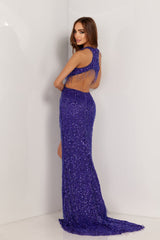 Aleta 1137 Long Formal Fringe Evening Prom Gown