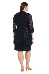 Short Plus Size Jacket Dress Mother of the Bride R&M Richards 1160W