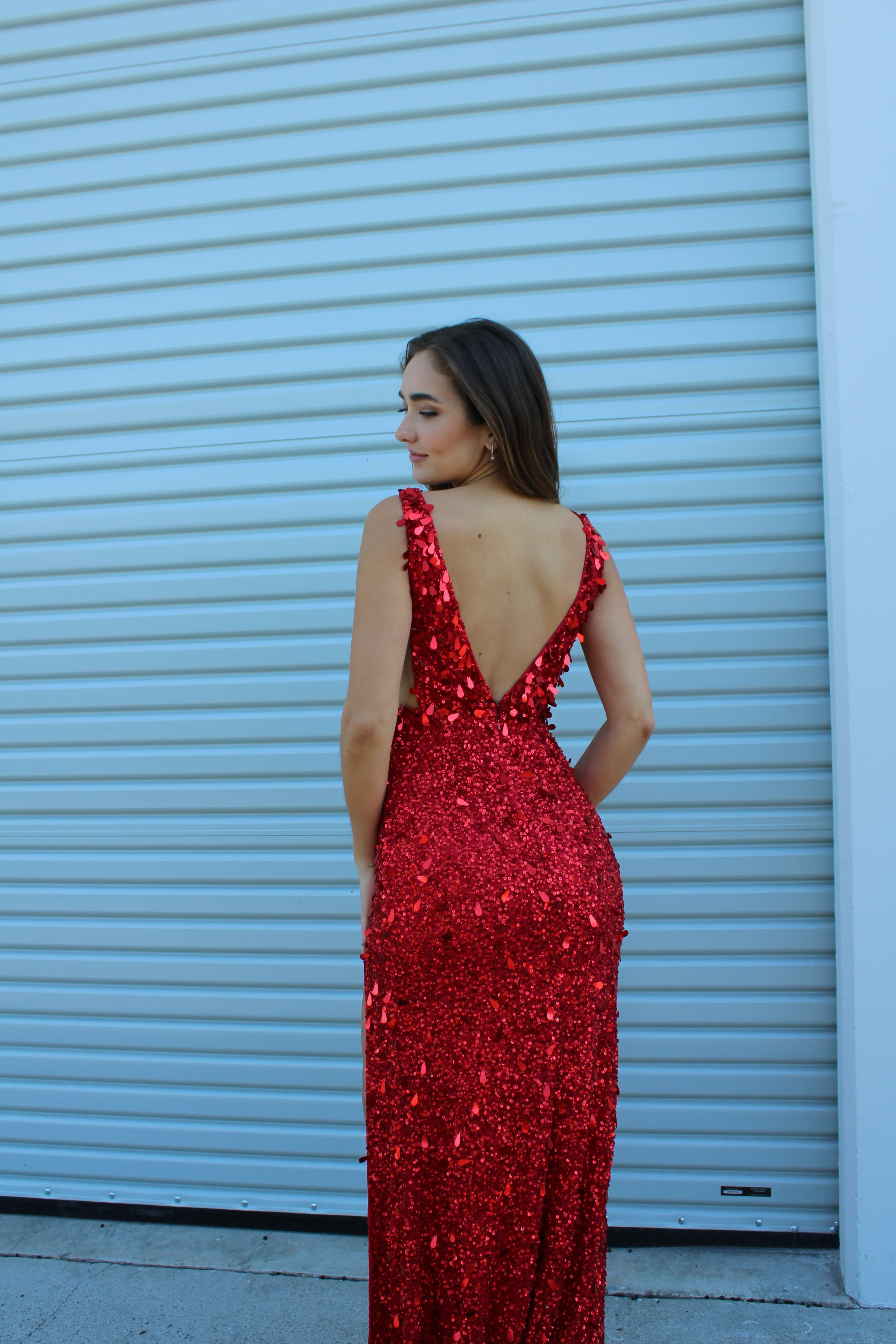 Aleta 1204 Sequins Formal Long Prom Dress