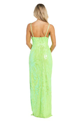 Morgan & Co 13288 Long Fitted Sequin Formal Prom Dress