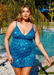 Primavera Couture 14035 Short Plus Size Fitted Prom Dress