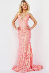 Long Sleeveless Formal Fitted Prom Gown by Jovani 22811