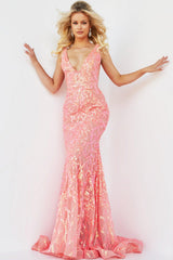 Long Sleeveless Formal Fitted Prom Gown by Jovani 22811