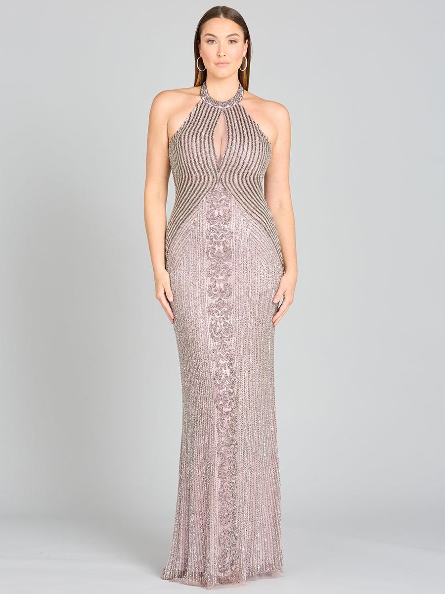 Lara Dresses 29600 Long Halter Evening Gown