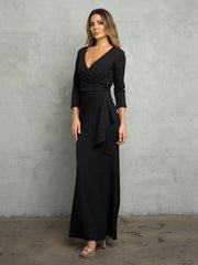 Eva Fashion 3472 Glitter Long Mother of the Bride Formal Dress