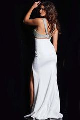 Jovani 36857 Prom Long Fitted Formal High Slit Dress