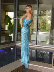 Primavera Couture 3729 Long Sequin Beaded Prom Formal Dress