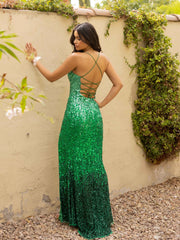 Primavera Couture 3916 Ombre Sequins Prom Long Dress