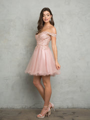 Eva Fashion 5265 Homecoming Short Glitter Cocktail Dress