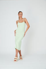 A LINE MIDI DRESS - MINT