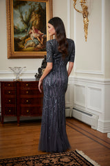 MGNY Madeline Gardner New York 72812 Long Formal Mother of the Bride Dress