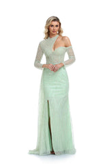 High Couture NR2222 Long Formal Fitted Prom Dress