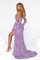 Portia and Scarlett PS23680 Long Fitted Strapless Prom Gown