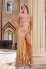 Portia and Scarlett PS24508 Fitted Long Formal Evening Prom Dress