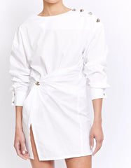 Thomas Twist Dress | Powder