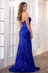 Long Sequins Formal Evening Prom Dress by Ava Presley 39225