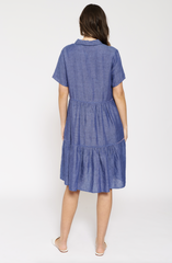 Lacey Hazel Dress In Denim